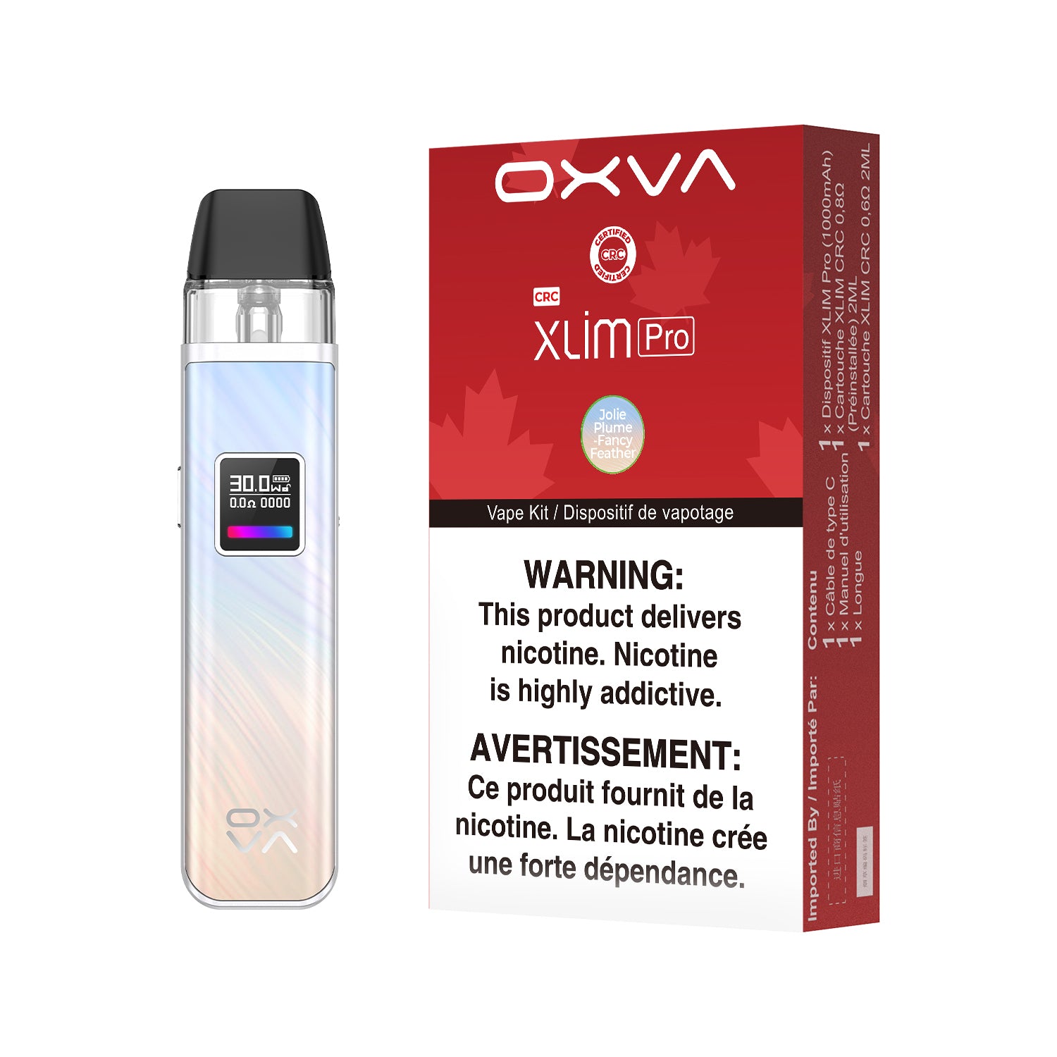 OXVA XLIM PRO POD KIT [CRC] - FANCY FEATHER