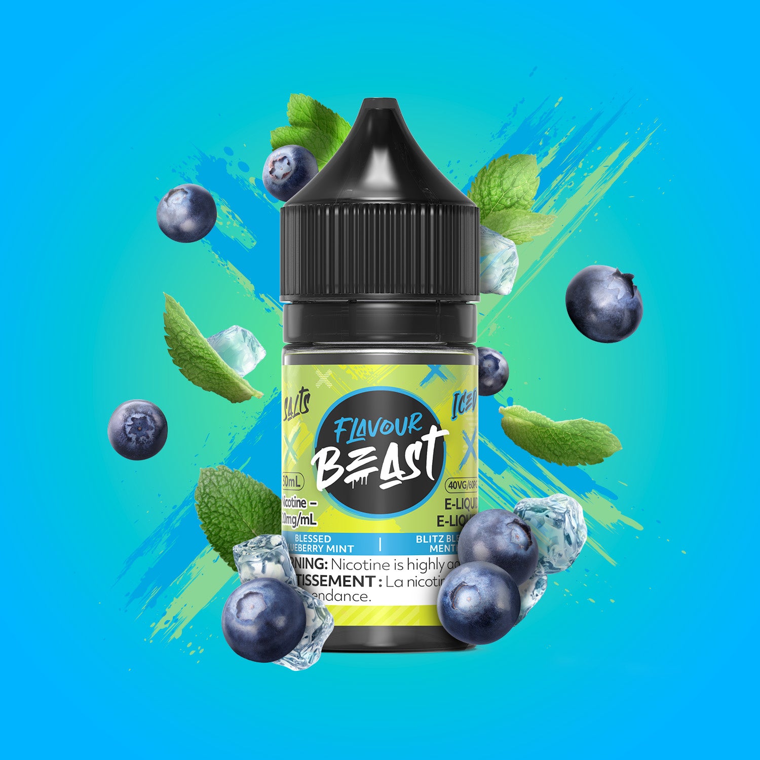 Blessed Blueberry Mint - Flavour Beast E-Liquid - 30ml