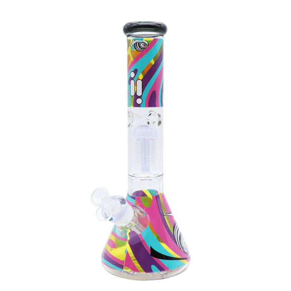 14" Untamed Collection, Snail 12 Arm Perk, Ice Catcher Waterpipe