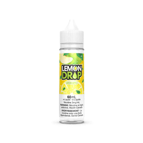 GREEN APPLE - Lemon Drop 60ml - FREE BASE - E-Liquid