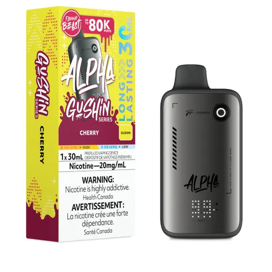 GUSHIN CHERRY - Flavour Beast Alpha 80K - 20MG - 4pc/Carton [ON]