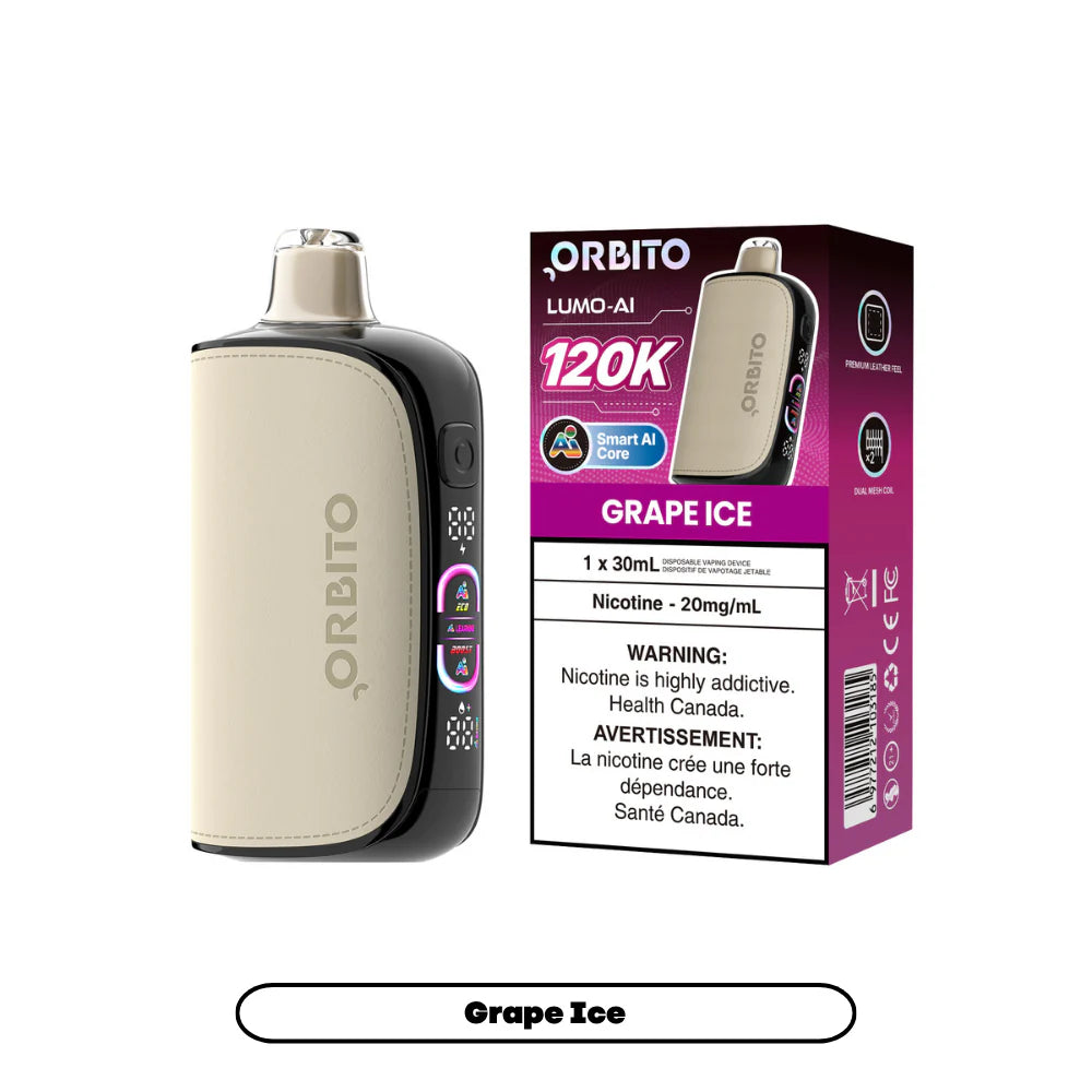 GRAPE ICE - Orbito Lumo AI 120K - 20mg - 4pc/box - [ON]