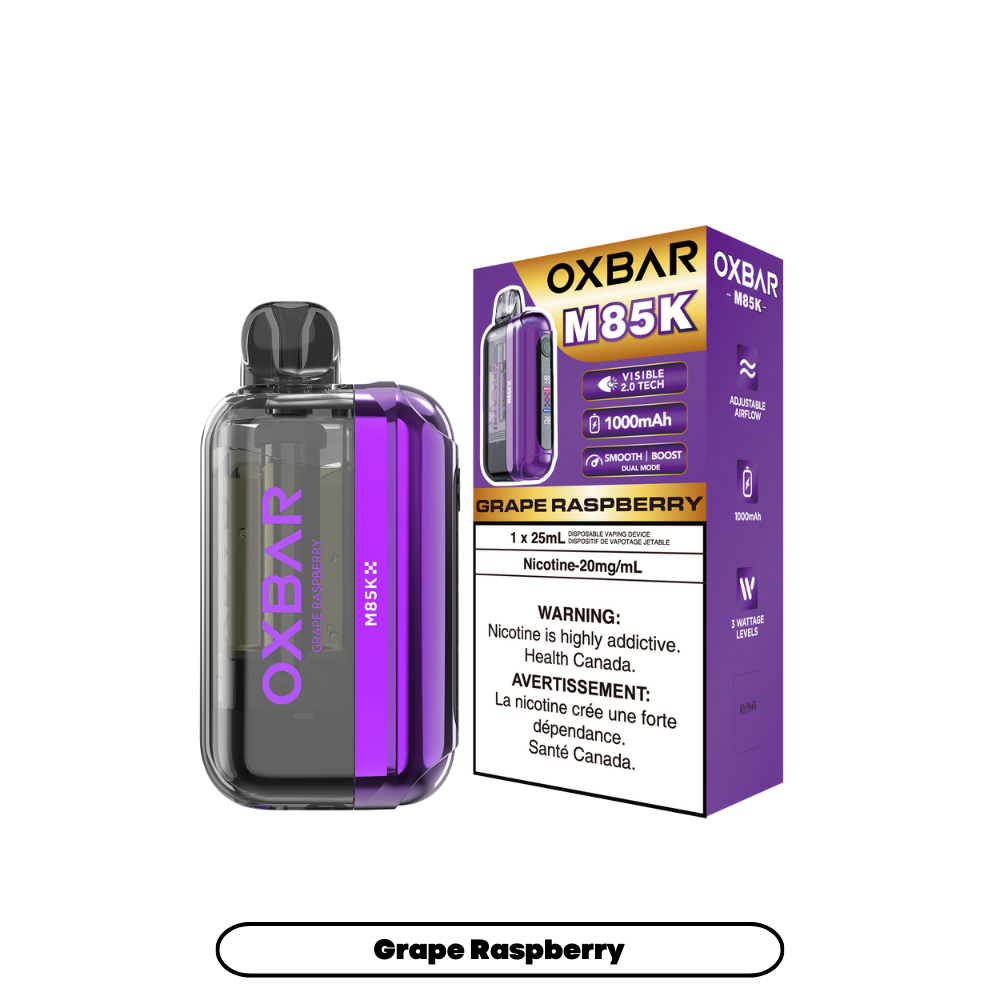 Grape Raspberry - OXBAR M85K - 20mg - 4pc/box - [ON]
