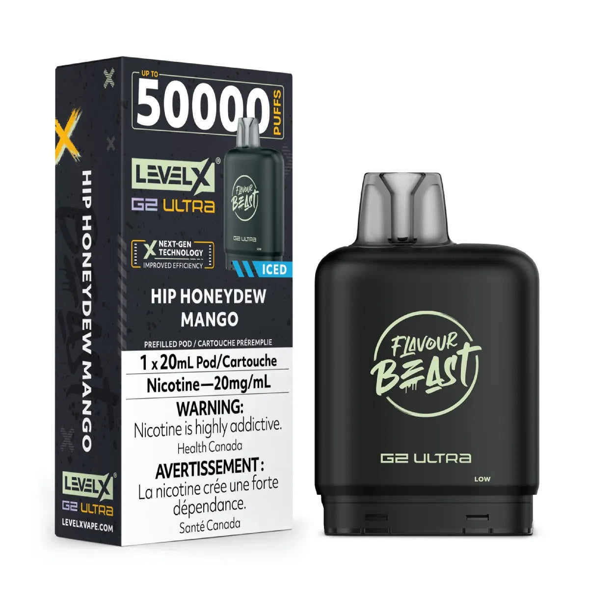HIP HONEYDEW MANGO - Level X Flavour Beast G2 Ultra - [ON]