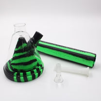 14" Silicone and Glass - Volcano Bong