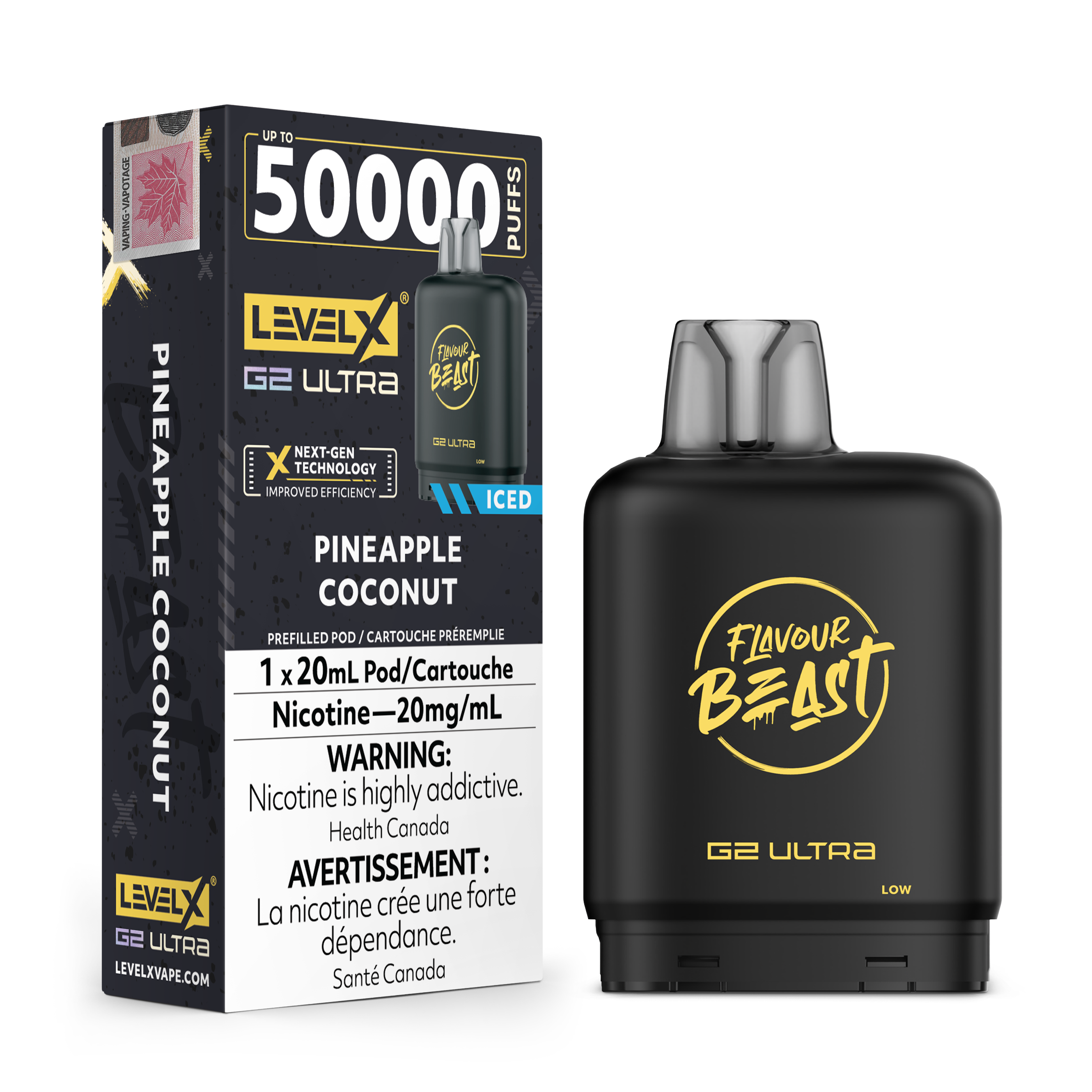 PINEAPPLE COCONUT - Level X Flavour Beast G2 Ultra - [ON]