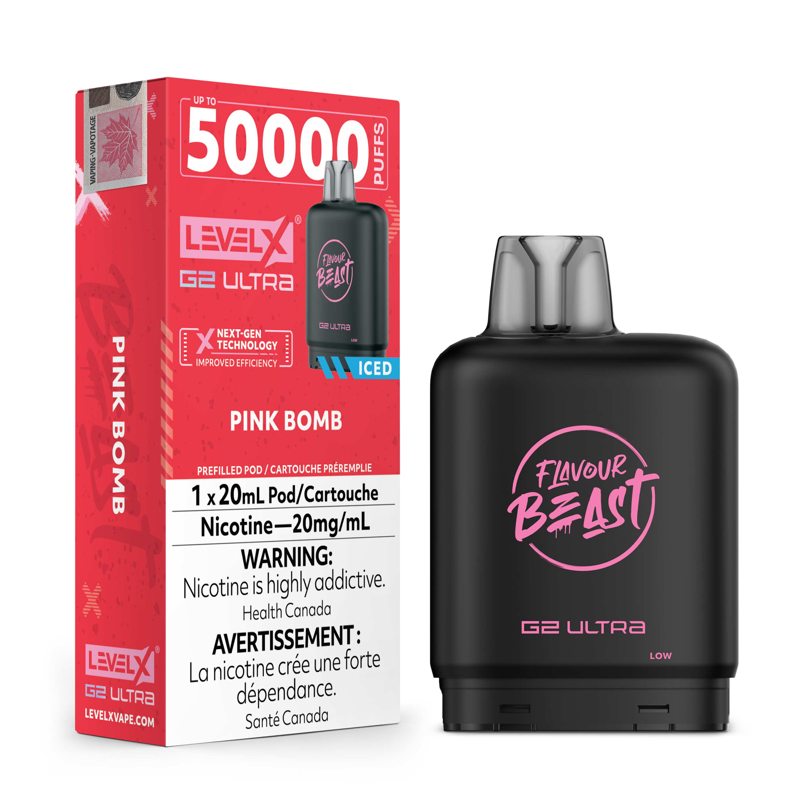 PINK BOMB - Level X Flavour Beast G2 Ultra - [ON]