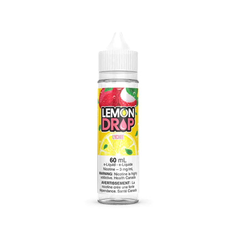 LYCHEE - Lemon Drop 60ml - FREE BASE - E-Liquid