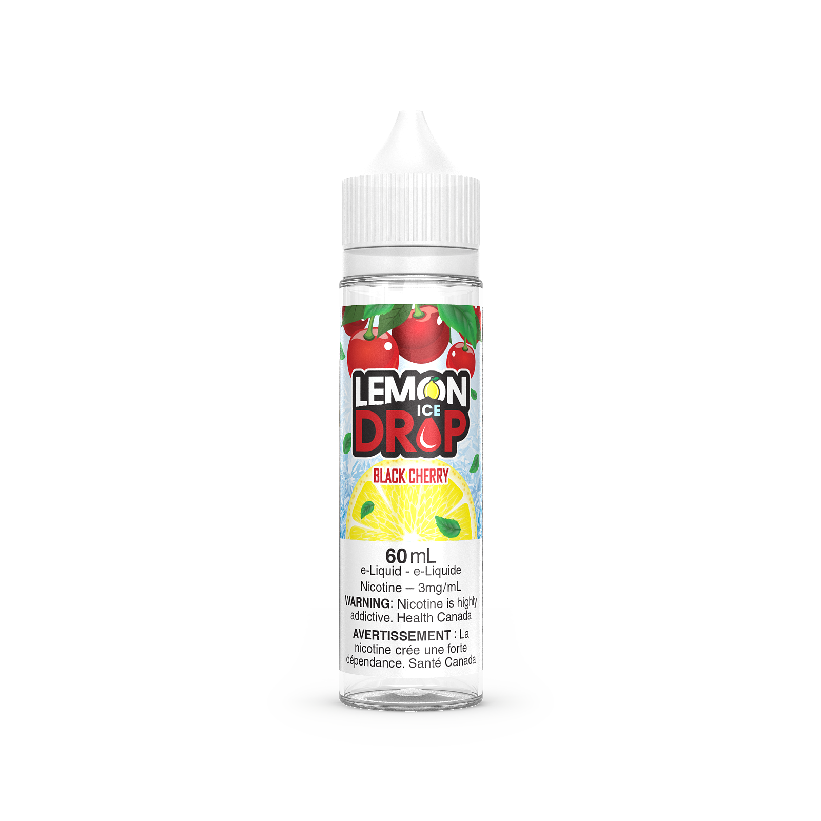Black Cherry - Lemon Drop ICE - 60ml - FREE BASE - E-Liquid