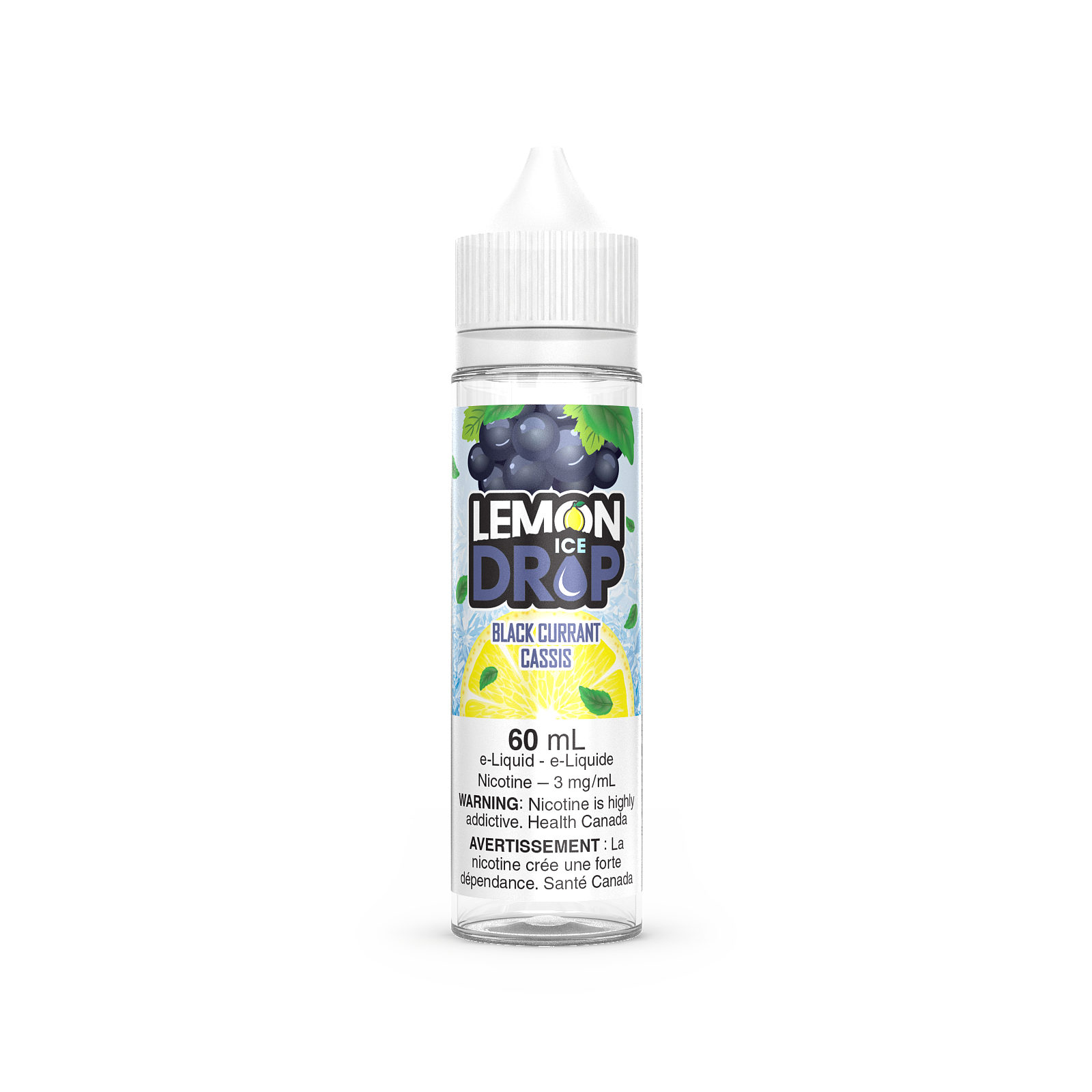 Black Currant - Lemon Drop ICE - 60ml - FREE BASE - E-Liquid