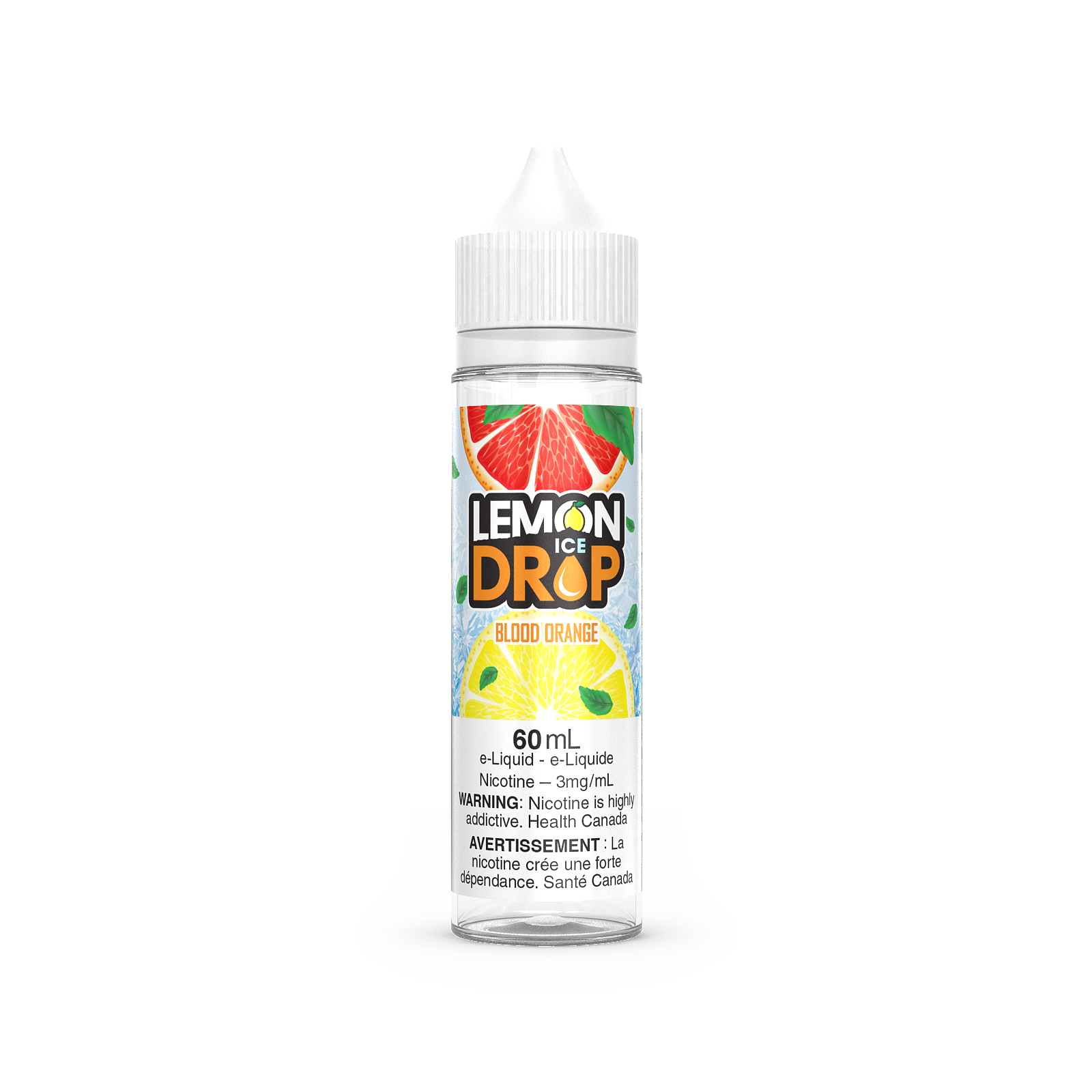 Blood Orange - Lemon Drop ICE - 60ml - FREE BASE - E-Liquid