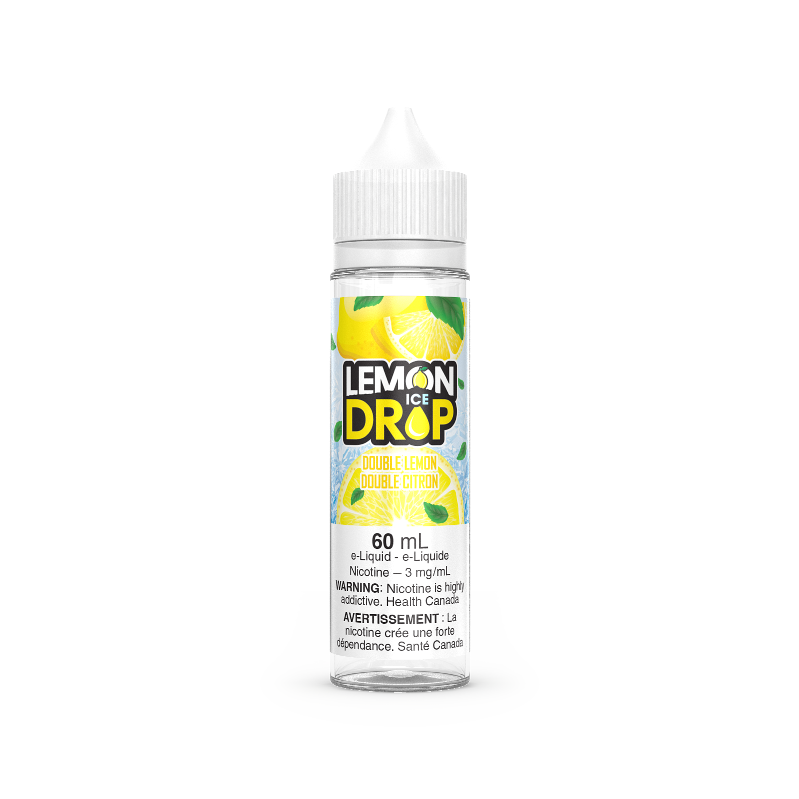 Double Lemon - Lemon Drop ICE - 60ml - FREE BASE - E-Liquid