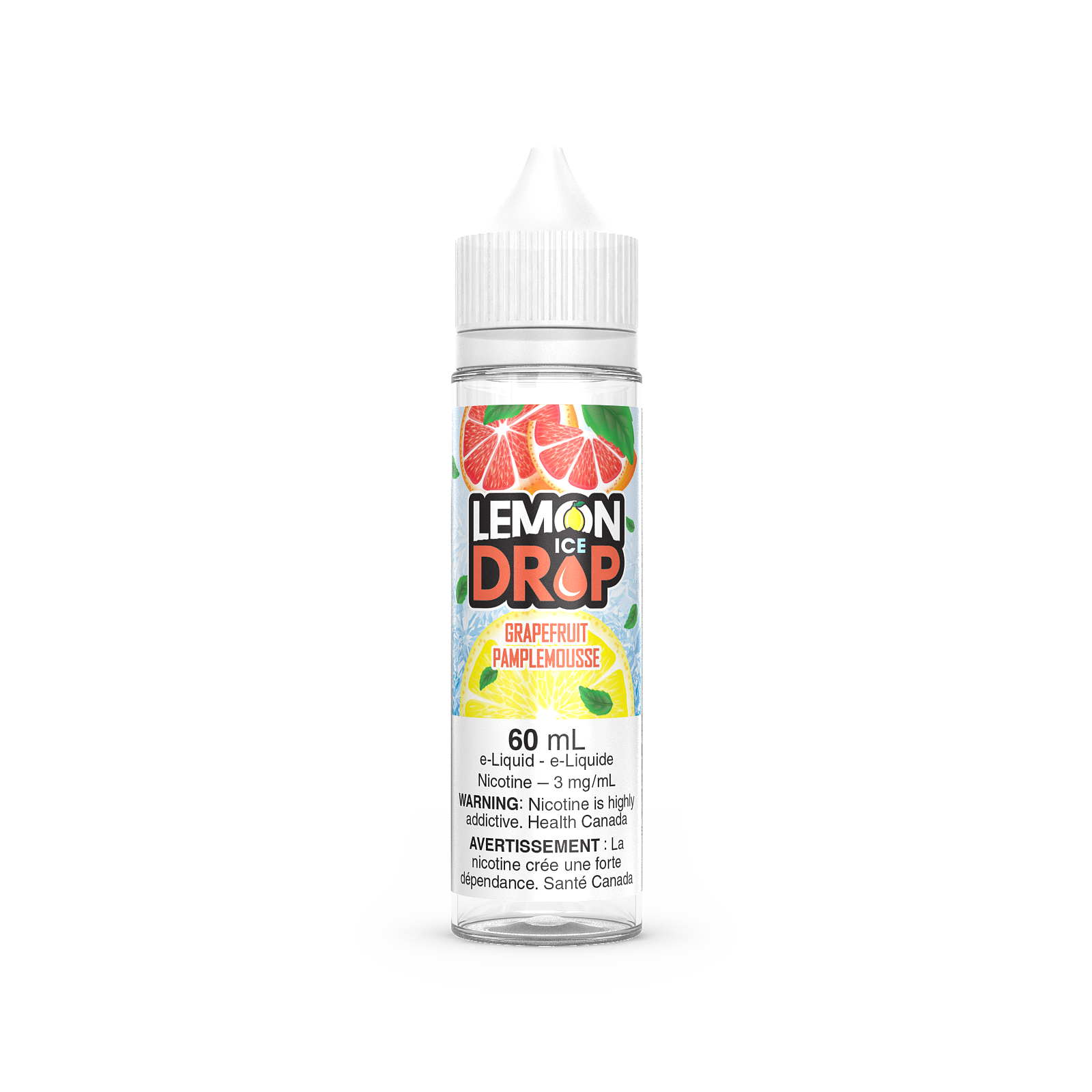 Grapefruit - Lemon Drop ICE - 60ml - FREE BASE - E-Liquid