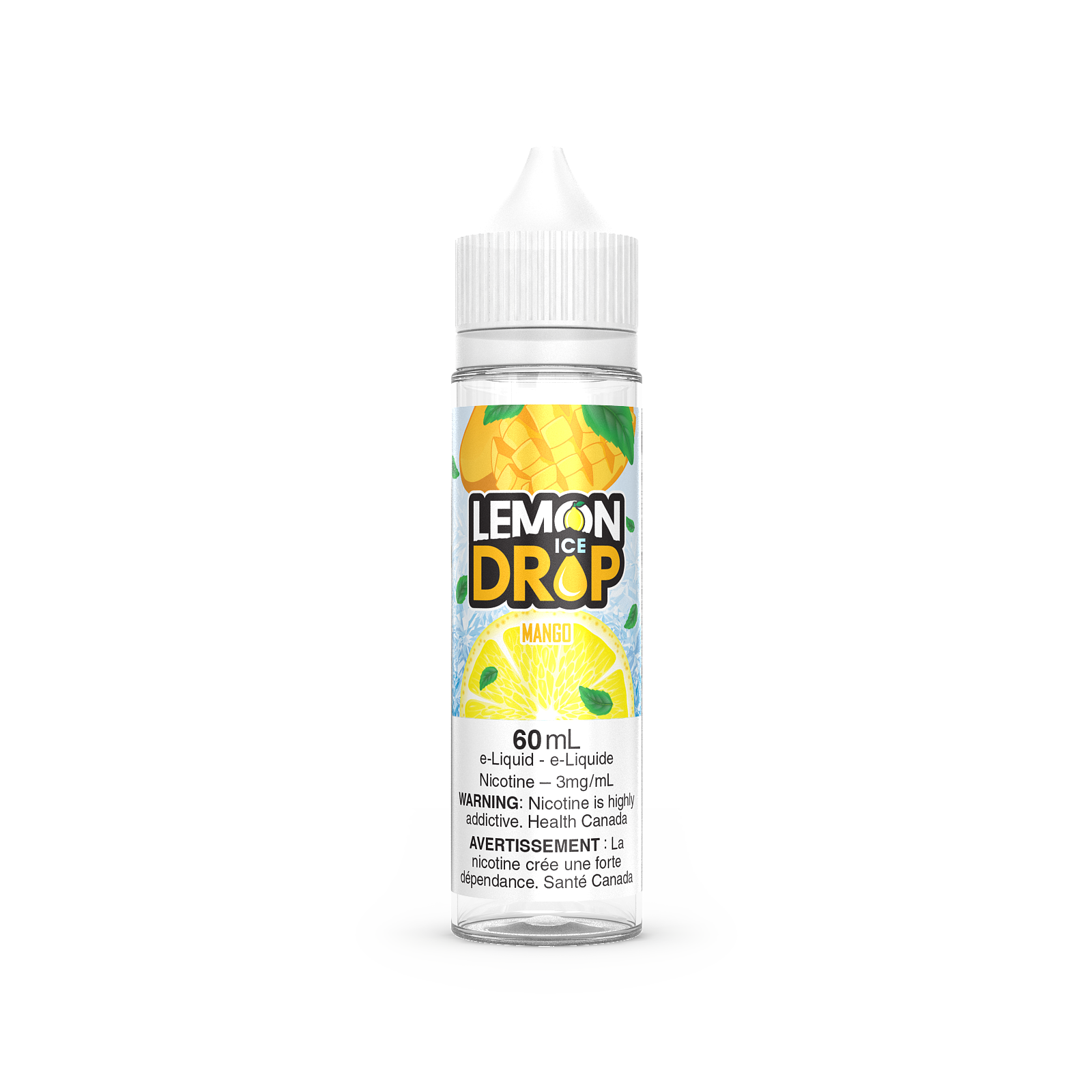 MANGO - Lemon Drop ICE - 60ml - FREE BASE - E-Liquid