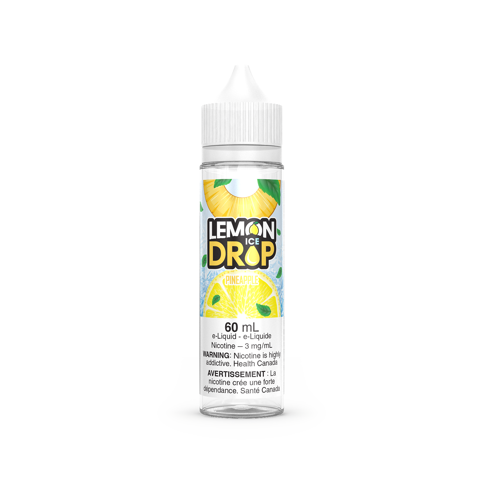 PINEAPPLE - Lemon Drop ICE - 60ml - FREE BASE - E-Liquid
