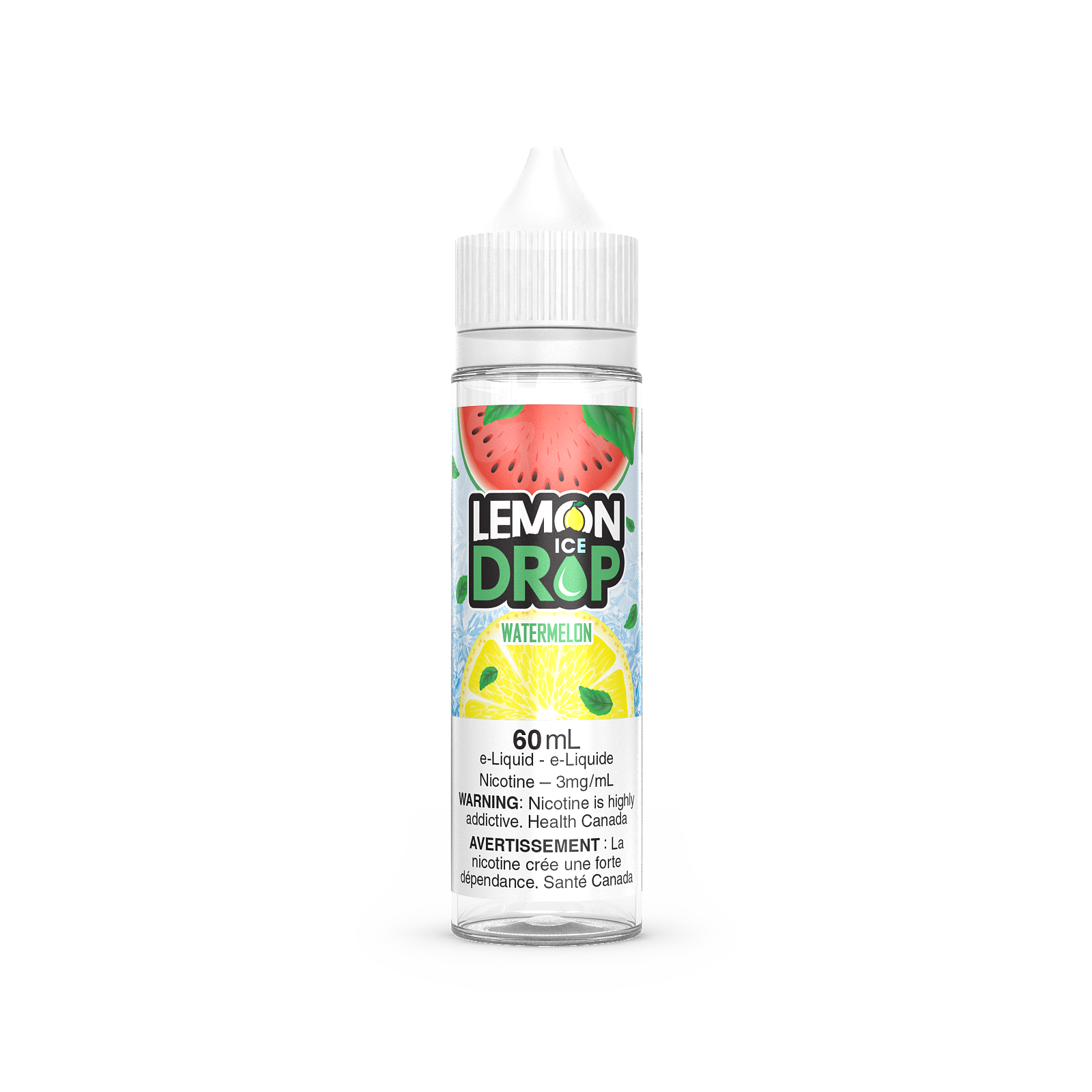 WATERMELON - Lemon Drop ICE - 60ml - FREE BASE - E-Liquid