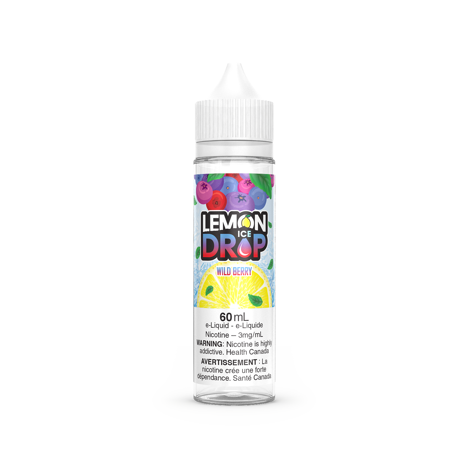 WILD BERRY - Lemon Drop ICE - 60ml - FREE BASE - E-Liquid