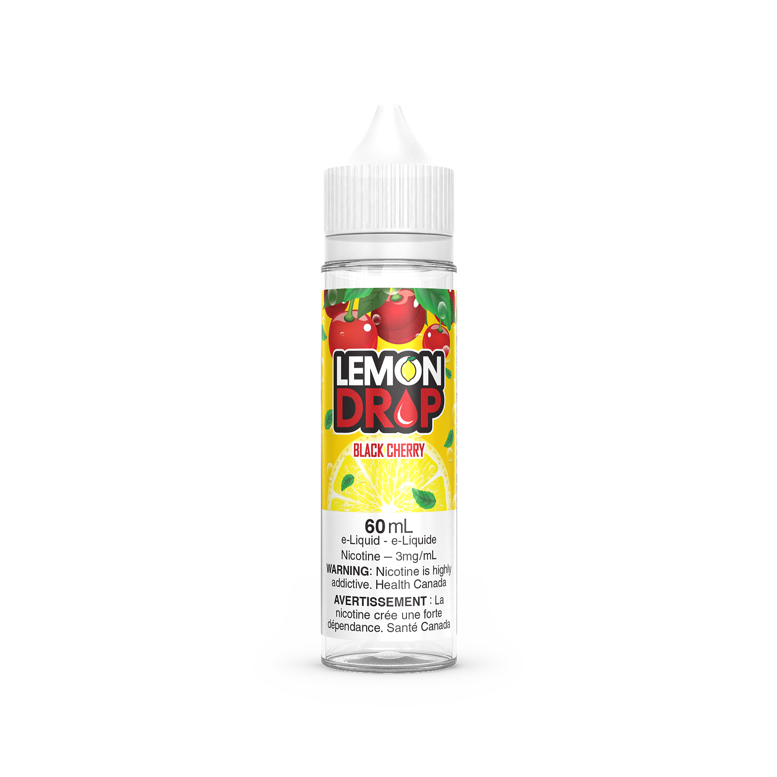 Black Cherry - Lemon Drop 60ml - FREE BASE - E-Liquid