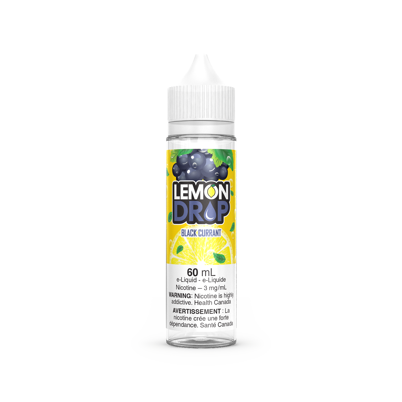 Black Currant - Lemon Drop 60ml - FREE BASE - E-Liquid