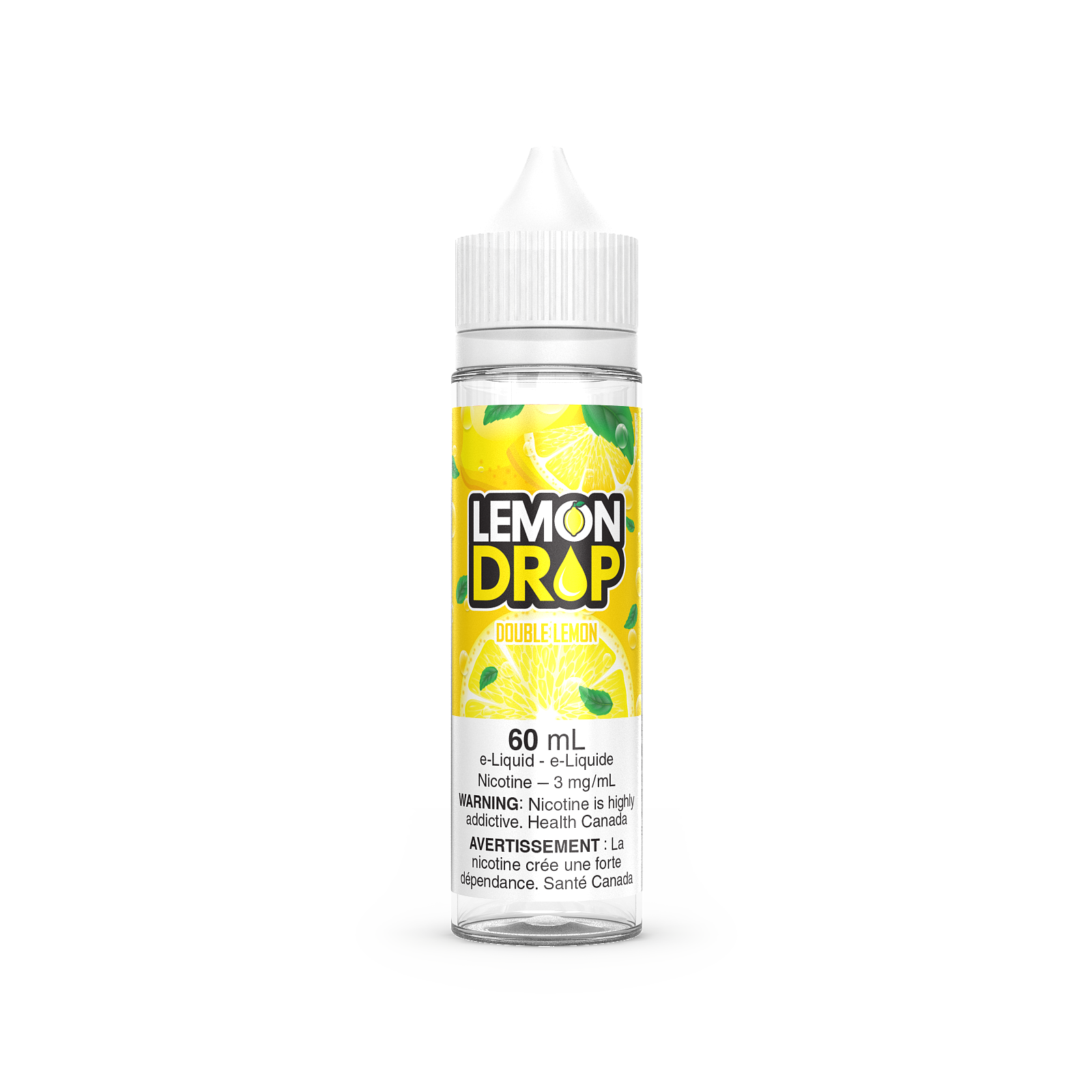 Double Lemon - Lemon Drop 60ml - FREE BASE - E-Liquid