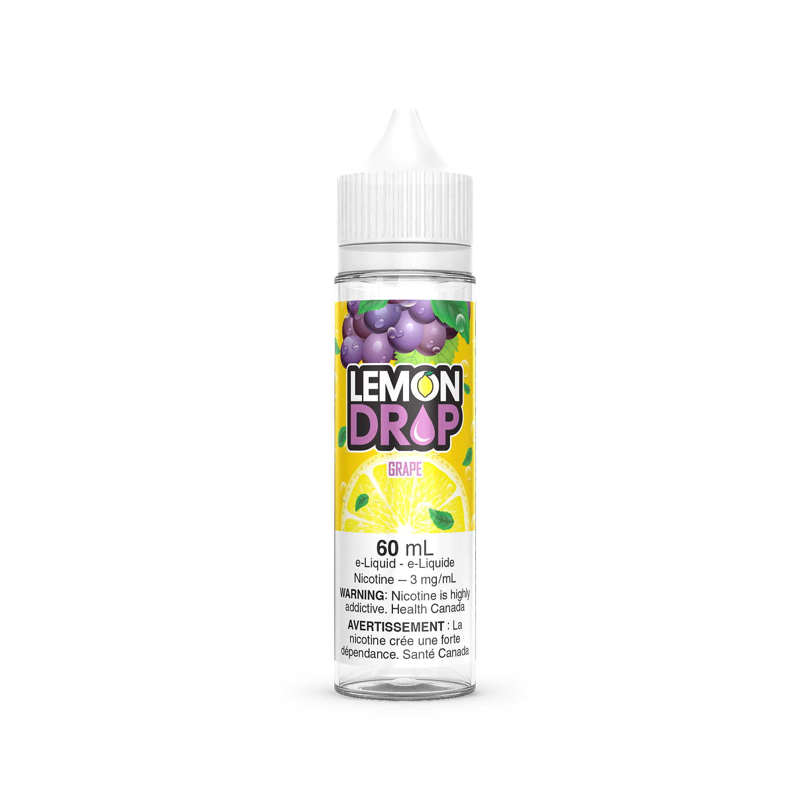 Grape - Lemon Drop 60ml - FREE BASE - E-Liquid