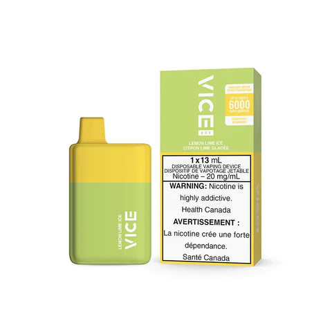 Lemon Lime Ice - VICE BOX 6000 - 20mg - 5pc/box