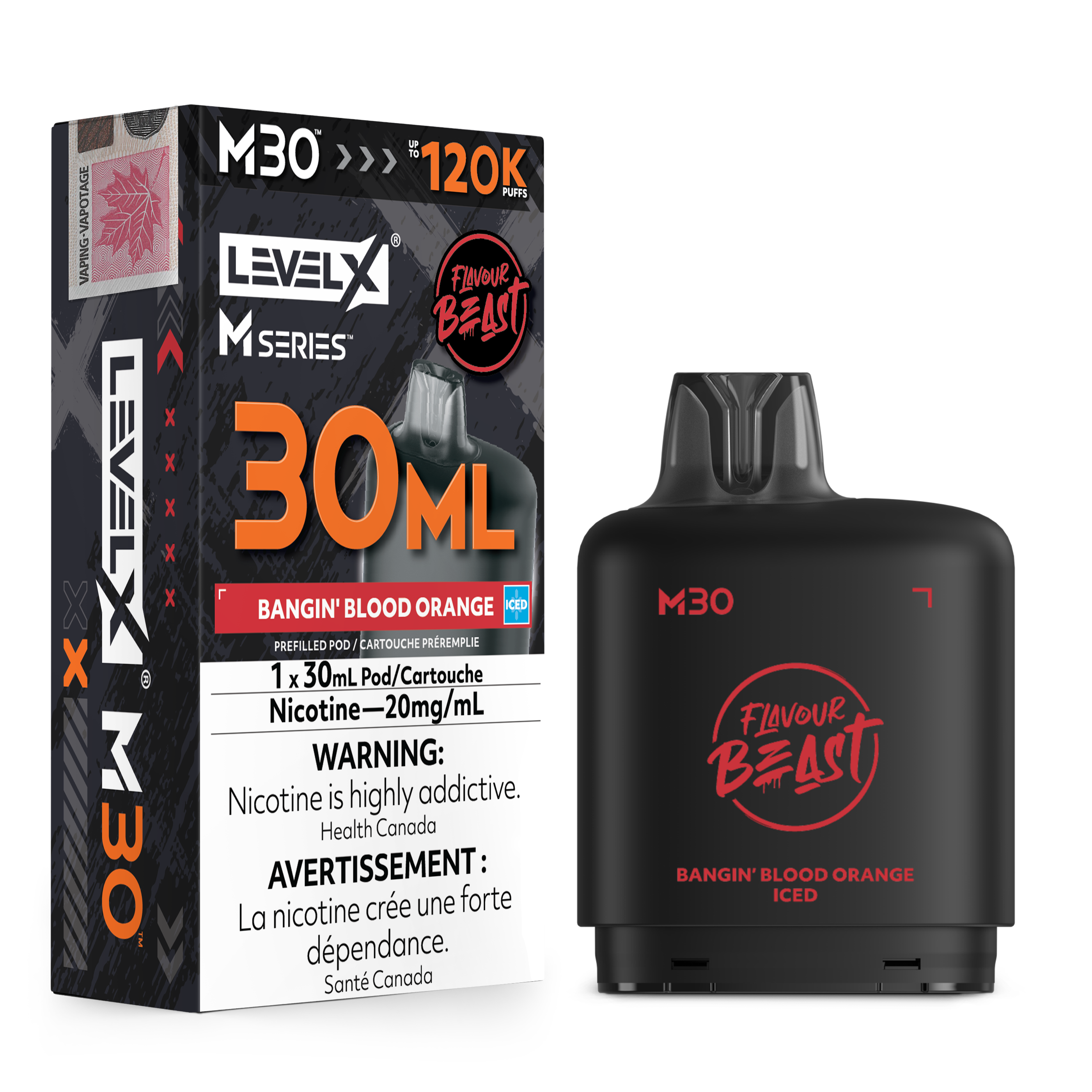 Bangin' Blood Orange Iced - Level X Flavour Beast M Series - [ON]