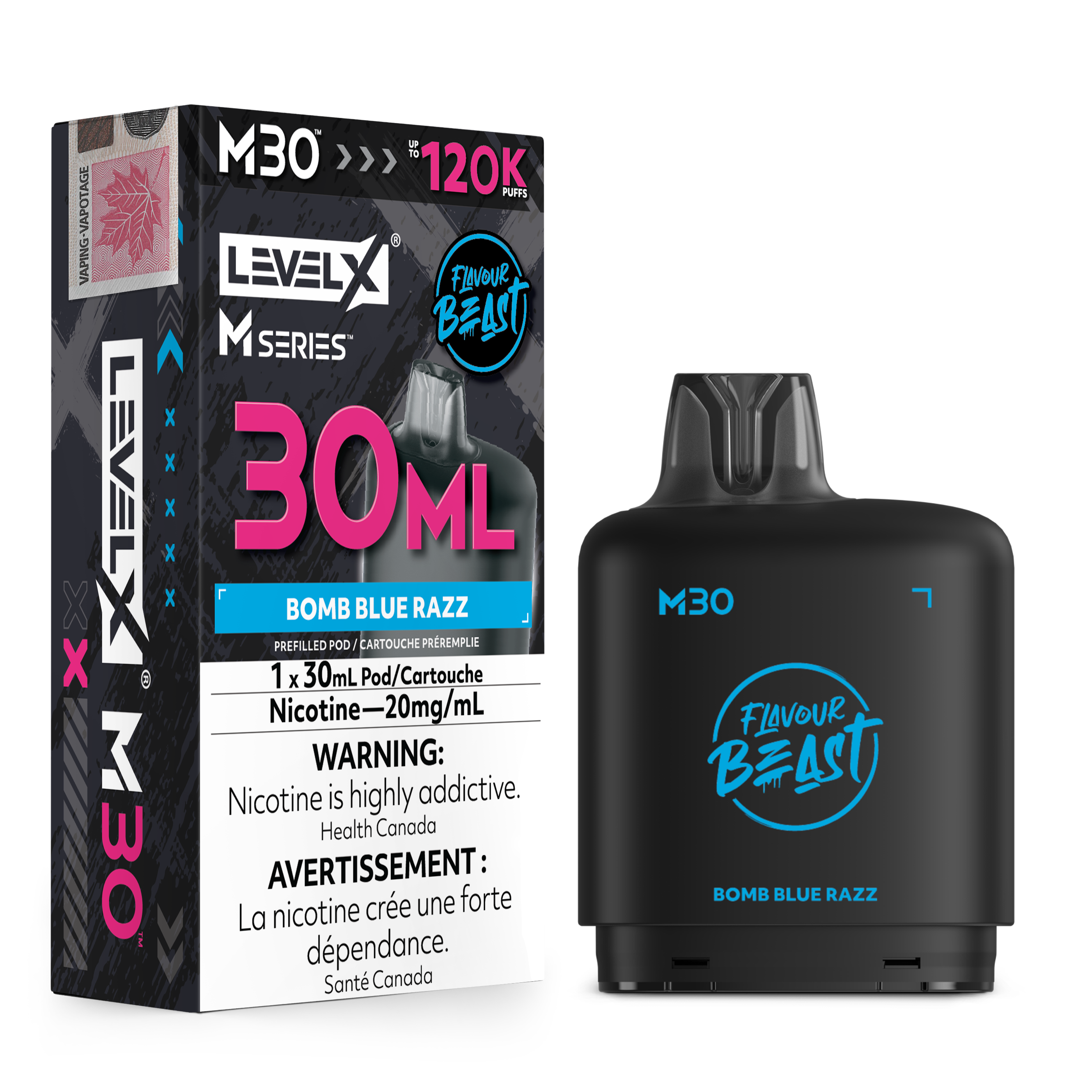 Bomb Blue Razz - Level X Flavour Beast M Series - [ON]