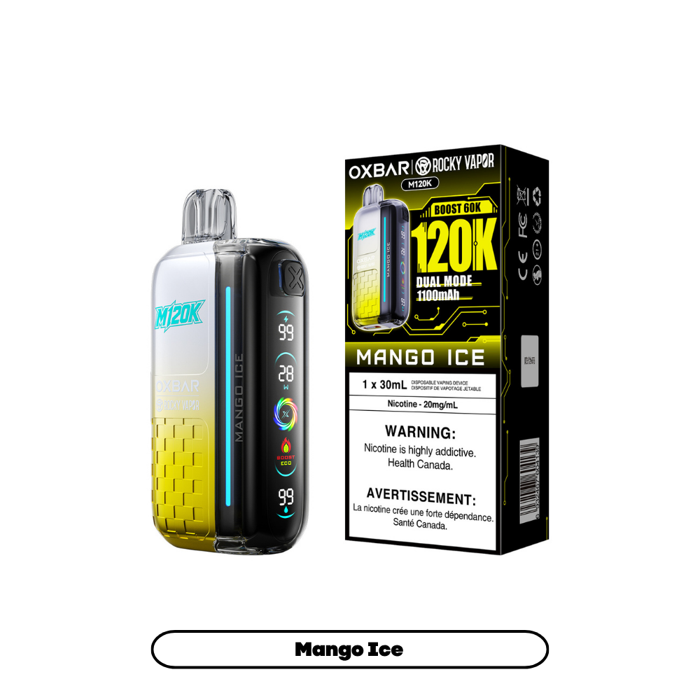 MANGO ICE - OXBAR M120K - 20mg - 4pc/box - [ON]
