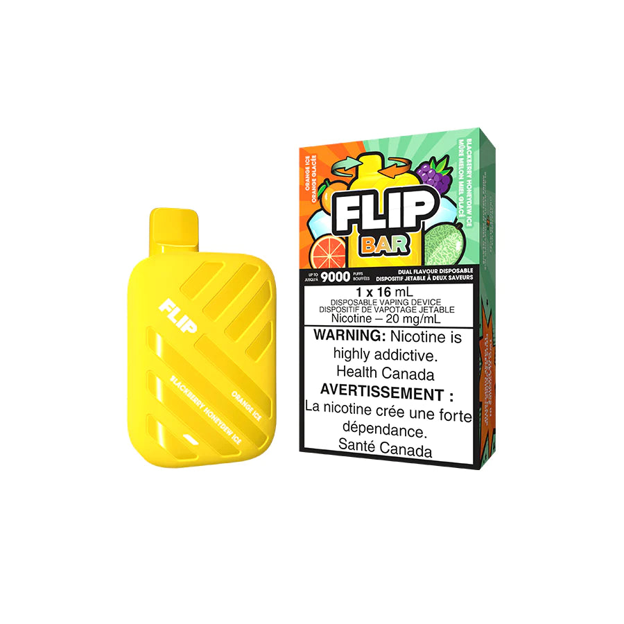 ORANGE ICE & BLACKBERRY HONEYDEW ICE - FLIP BAR 9000 - 5ct