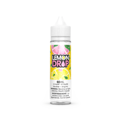 PINK - Lemon Drop 60ml - FREE BASE - E-Liquid