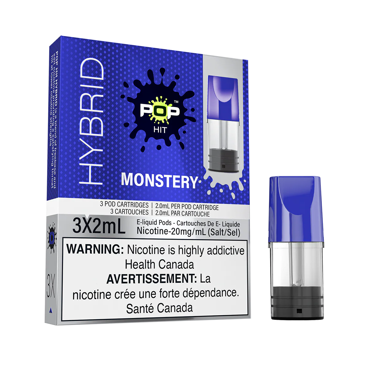 MONSTERY - Pop Hit Hybrid - 20mg - 5pc/Carton - [FED]