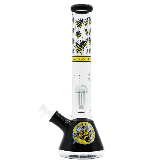 16" PROTECT YA NECK KILLA BEES, TREE PERK ICE CATCHER WATER PIPE