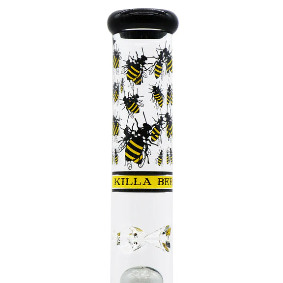 16" PROTECT YA NECK KILLA BEES, TREE PERK ICE CATCHER WATER PIPE