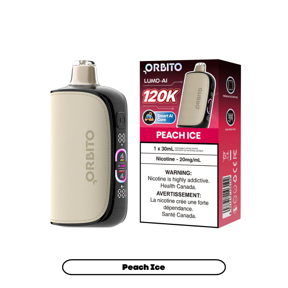 PEACH ICE - Orbito Lumo AI 120K - 20mg - 4pc/box - [ON]