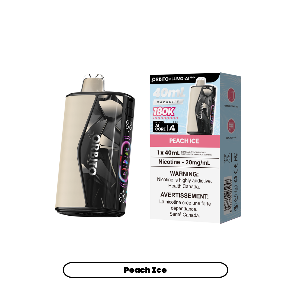Peach Ice - Orbito Lumo AI Pro+ 180K - 20mg - 4pc/box - [ON]