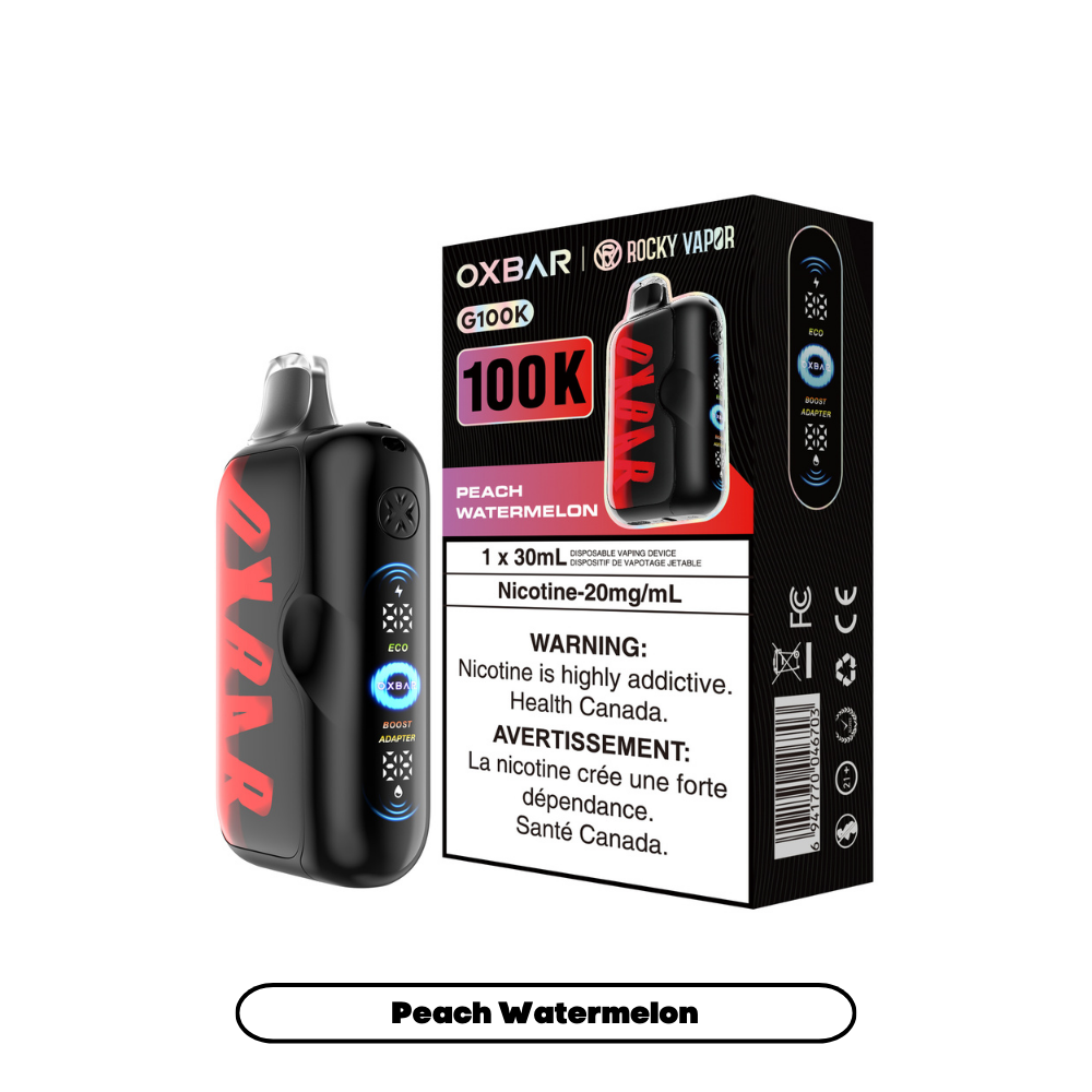 PEACH WATERMELON - OXBAR G100K - 20mg - 4pc/box - [ON]
