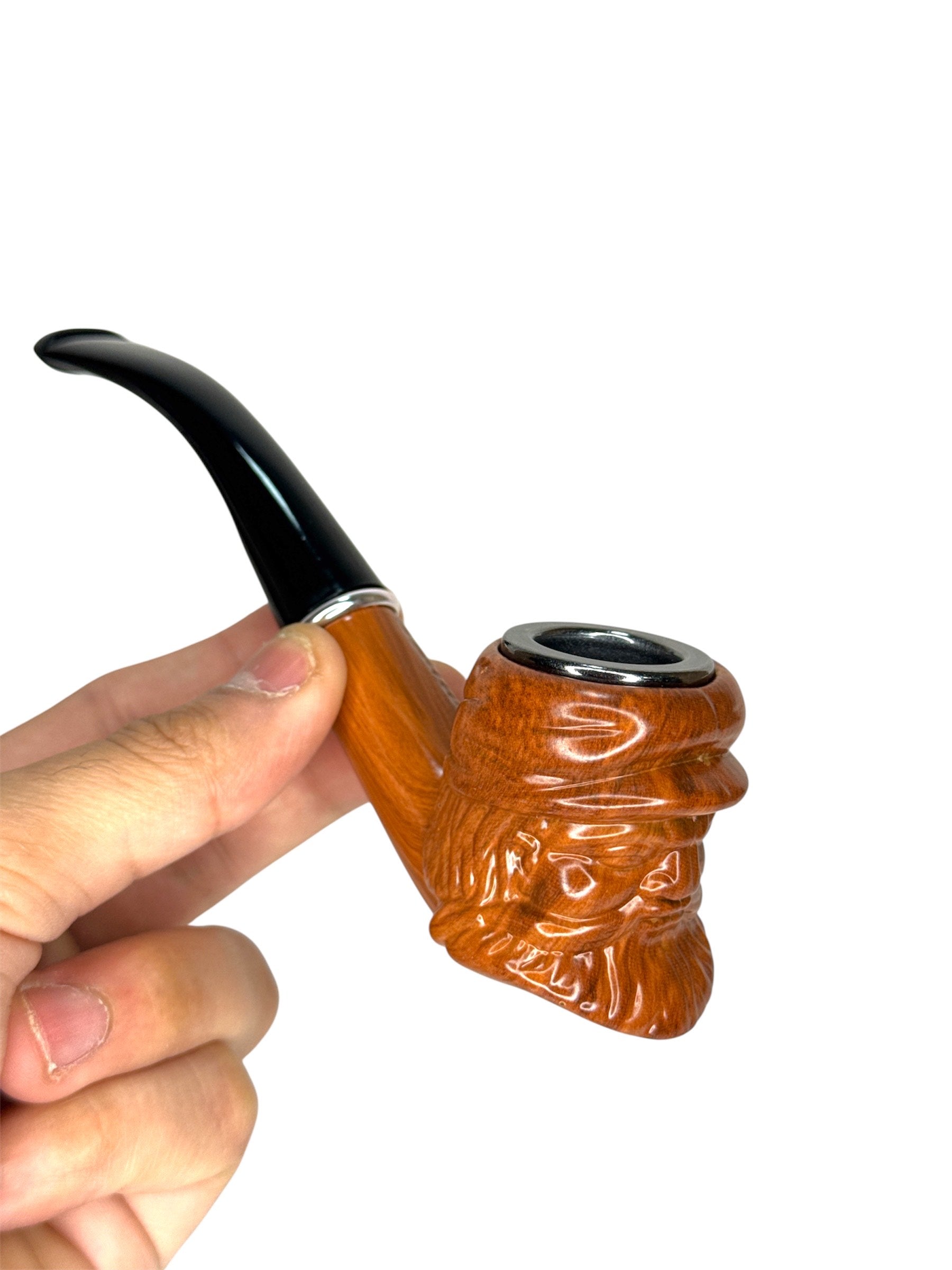 6" Smoking Hand Pipe - Different Designs - 6pk