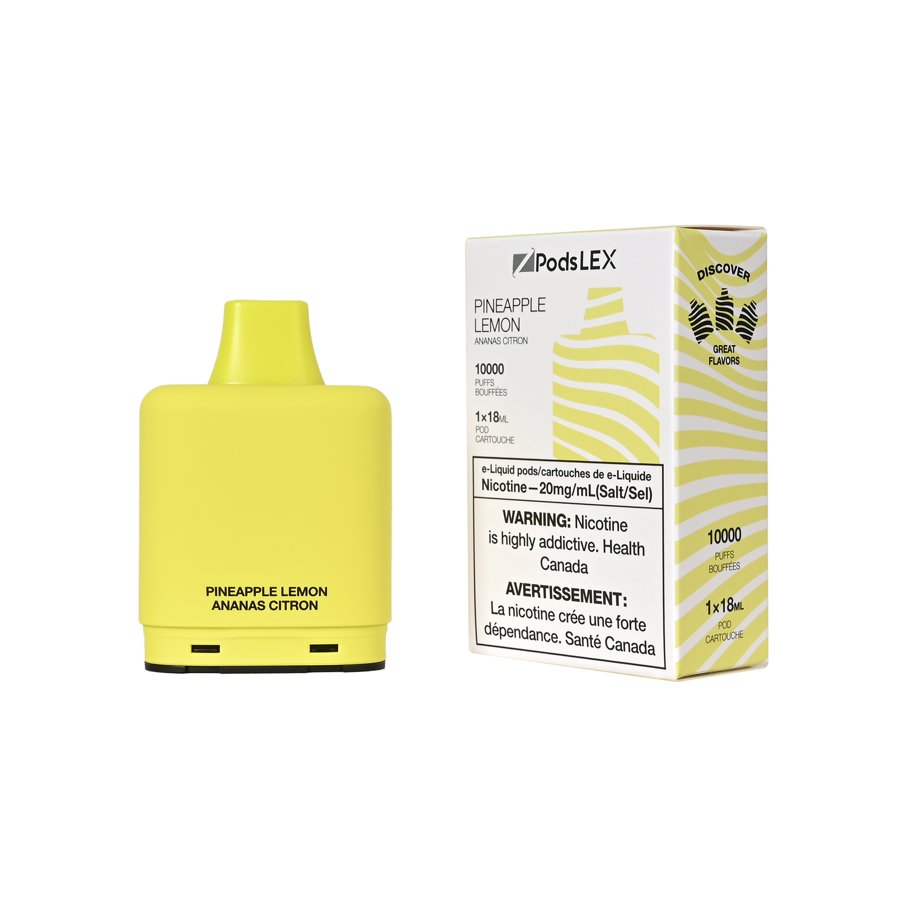 PINEAPPLE LEMON - ZPODS LEX 10K – 10ct