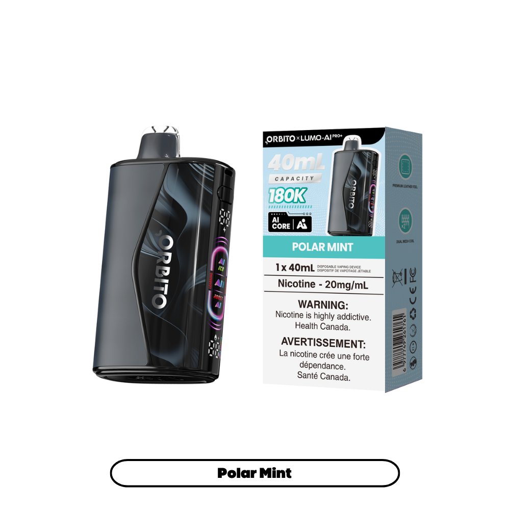 Polar Mint - Orbito Lumo AI Pro+ 180K - 20mg - 4pc/box - [ON]