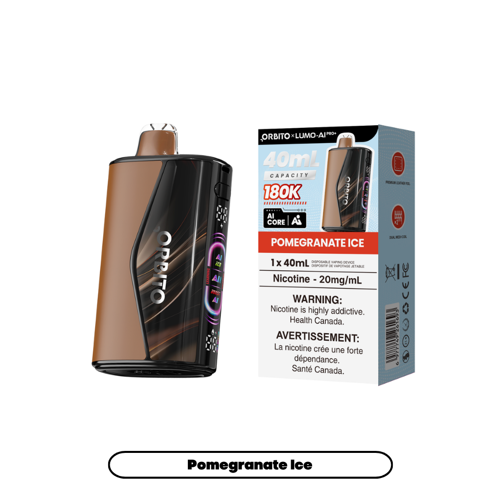 Pomegranate Ice - Orbito Lumo AI Pro+ 180K - 20mg - 4pc/box - [ON]