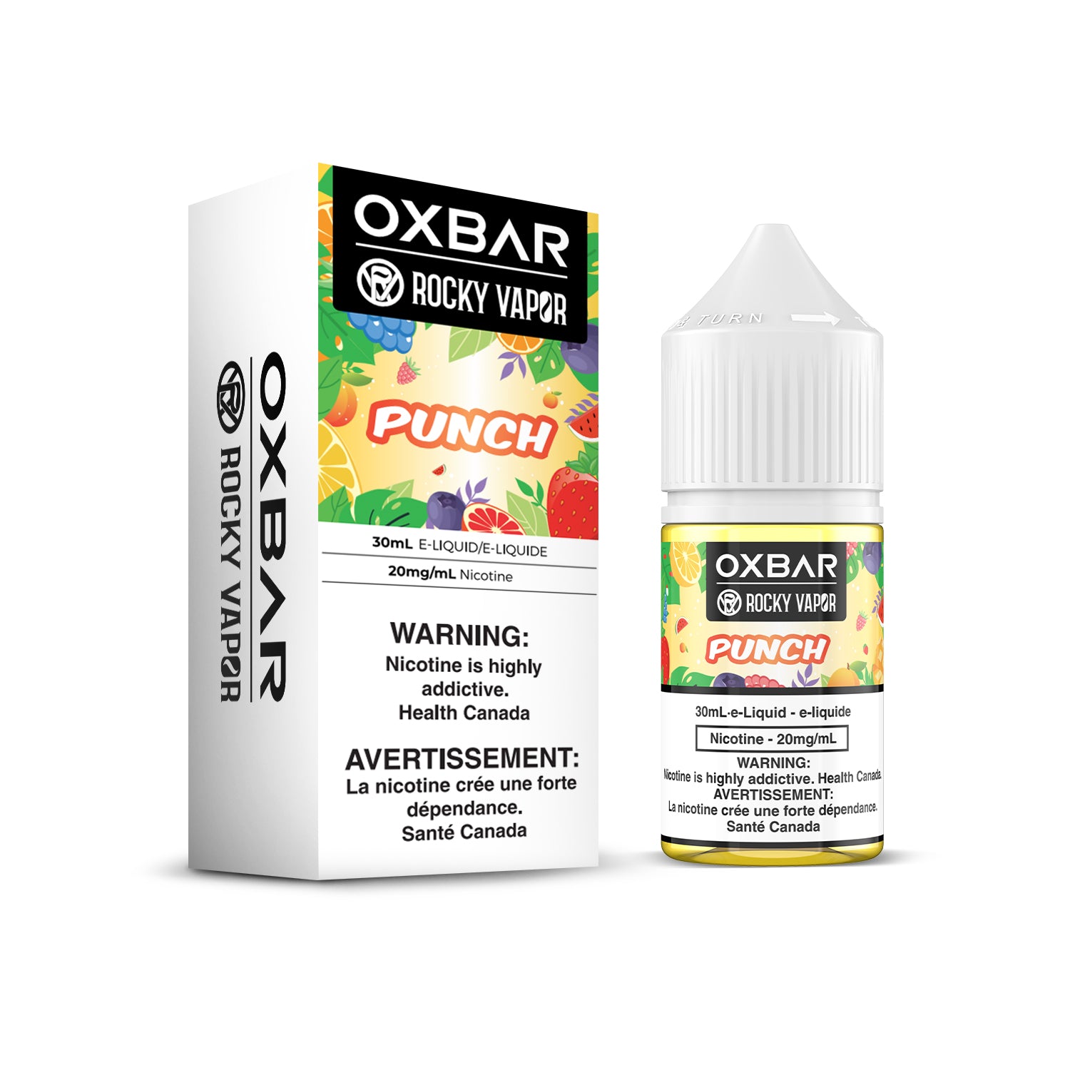 PUNCH - Rocky Vapor Oxbar E-Liquids - 30ml