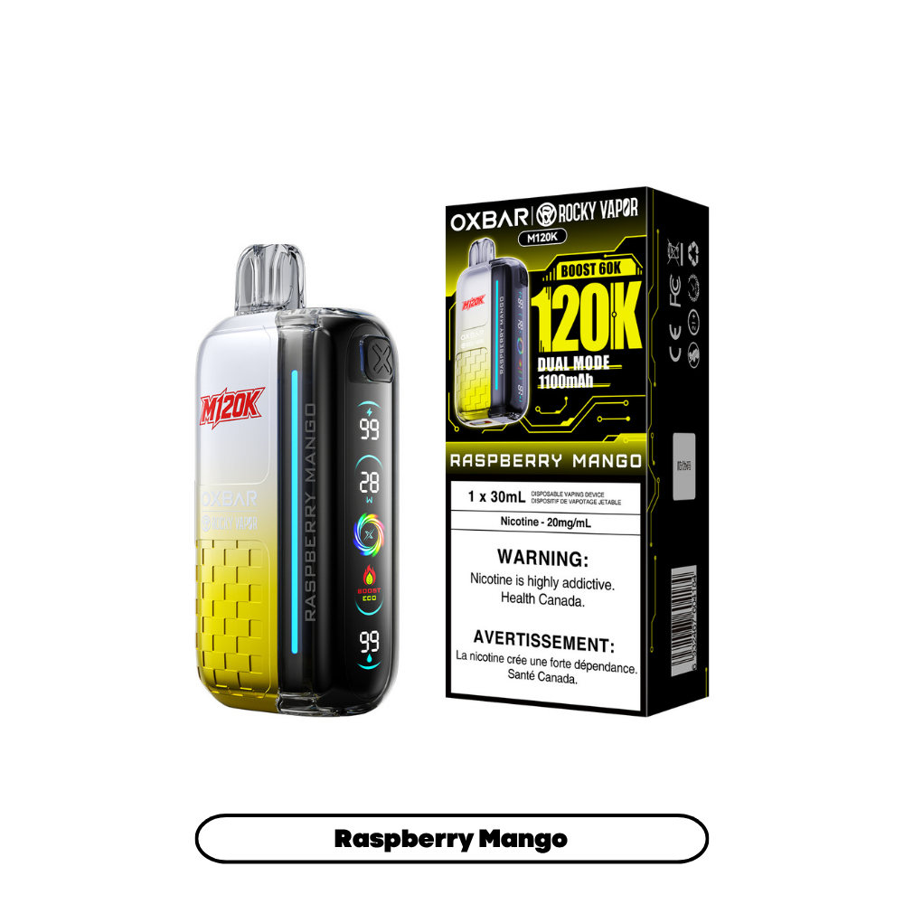 RASPBERRY MANGO - OXBAR M120K - 20mg - 4pc/box - [ON]