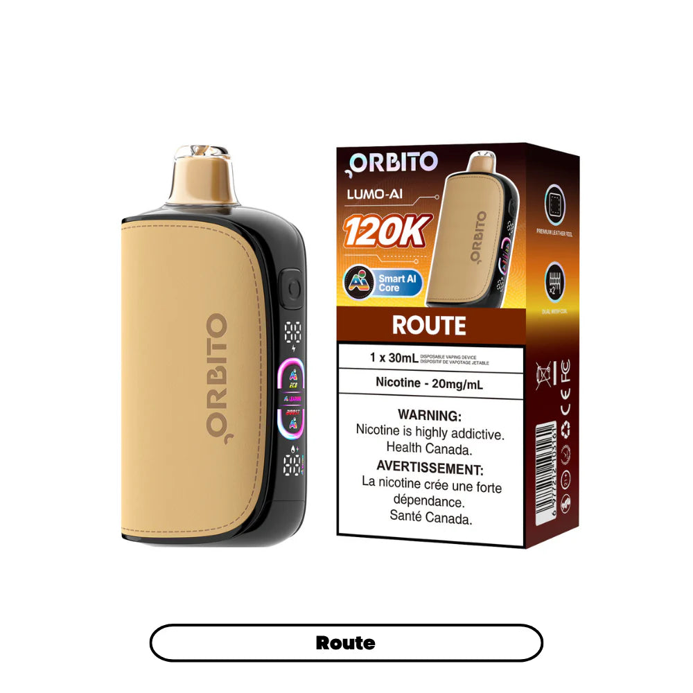 ROUTE - Orbito Lumo AI 120K - 20mg - 4pc/box - [ON]