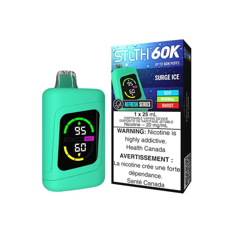 SURGE ICE - STLTH 60K - REFRESH SERIES - (4PCS/CTN) [ON]