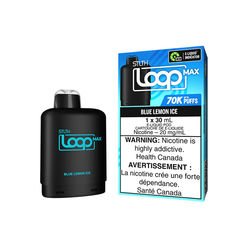 BLUE LEMON ICE - STLTH LOOP MAX POD PACK (4PCS/CTN) [ON]