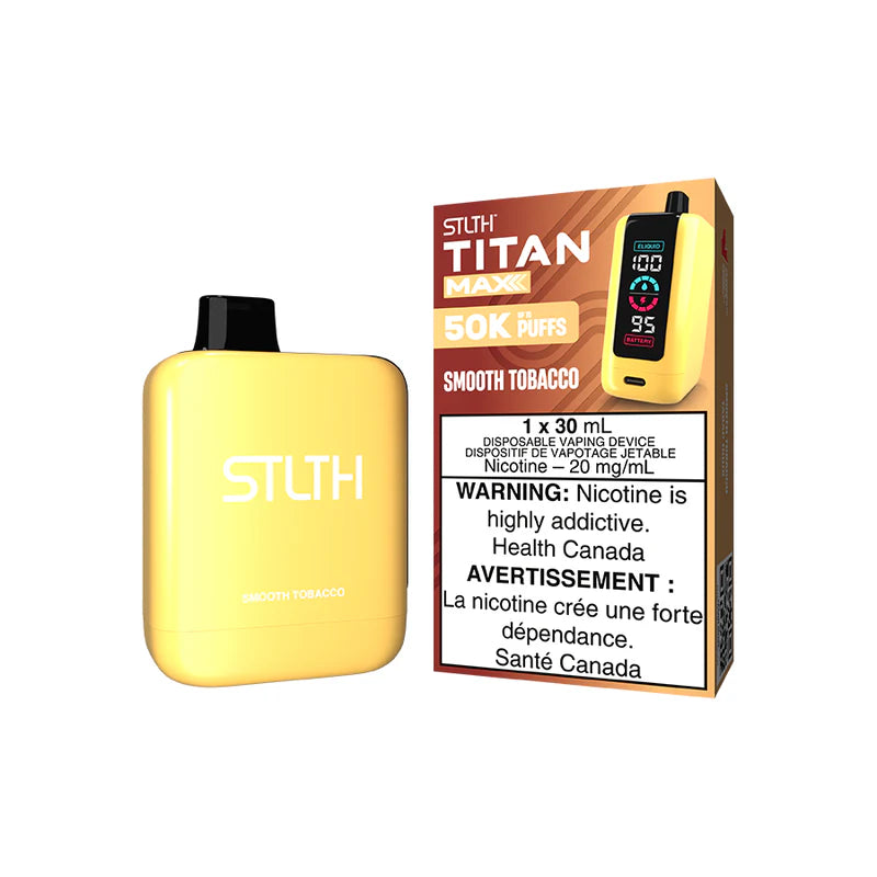 Smooth Tobacco - STLTH TITAN MAX 50K - (4PCS/CTN) [ON]
