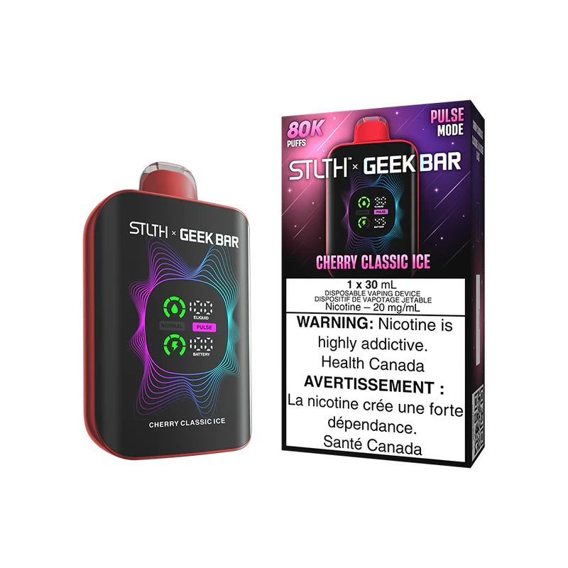CHERRY CLASSIC ICE - STLTH X GEEK BAR - 80K DISPOSABLE - (4PCS/CTN) [ON]