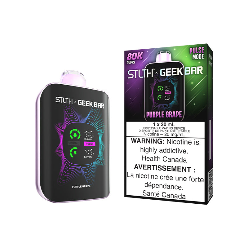 PURPLE GRAPE - STLTH X GEEK BAR - 80K DISPOSABLE - (4PCS/CTN) [ON]