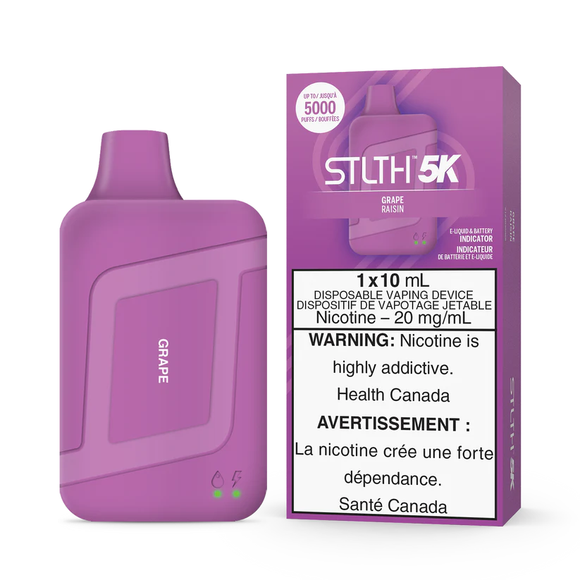 Grape - STLTH 5K - 20mg - 5ct - EXCISED